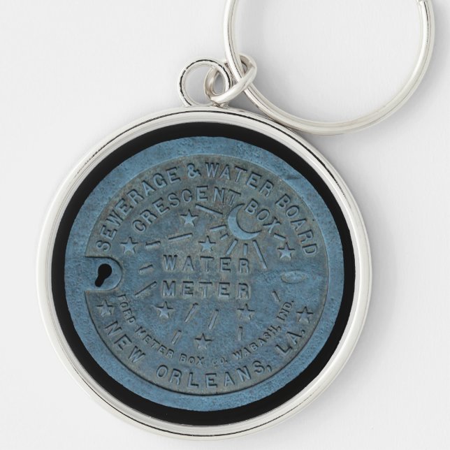 New Orleans Water Metre photo Key Ring (Front)