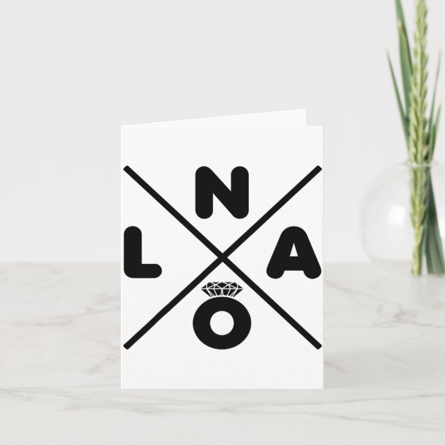 New Orleans Wedding Nola Bachelorette Party Groom  Card (Front)