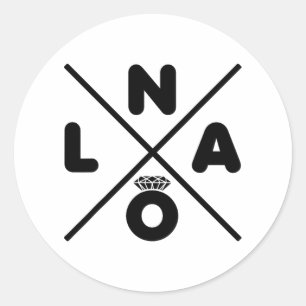 New Orleans Wedding Nola Bachelorette Party Groom Classic Round Sticker