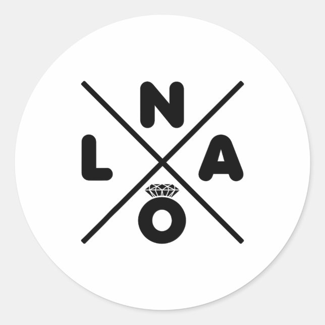 New Orleans Wedding Nola Bachelorette Party Groom  Classic Round Sticker (Front)