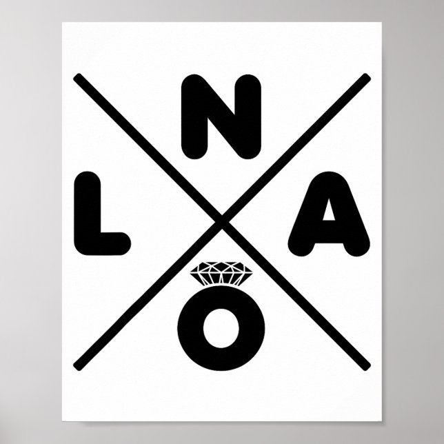 New Orleans Wedding Nola Bachelorette Party Groom  Poster (Front)