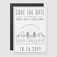 New Orleans Wedding | Stylised Save the Date
