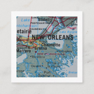 New Orleans We've Moved New Address Card