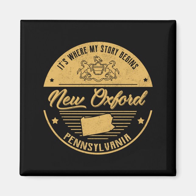 New Oxford Pennsylvania Its Where My Story Begins  Magnet (Front)