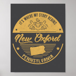 New Oxford Pennsylvania Its Where My Story Begins  Poster