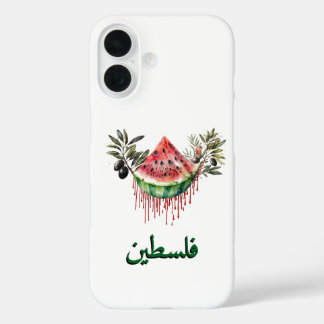 New Palestinian Cover- watermelon design iPhone 16 Case