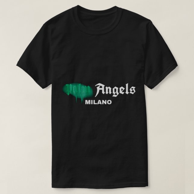 New Palm Angels Sprayed Print Logo  Lightweight Ho T-Shirt (Design Front)
