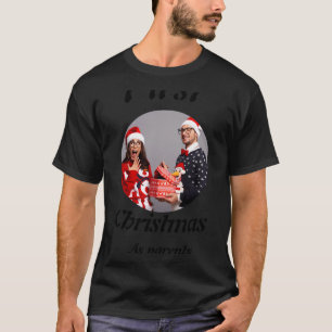 New Parents 2025 Christmas Photo T Shirt