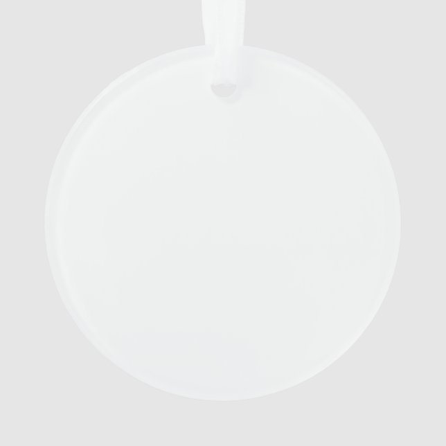 New Parents Baby Girl, Cat Holiday Ornament (Back)