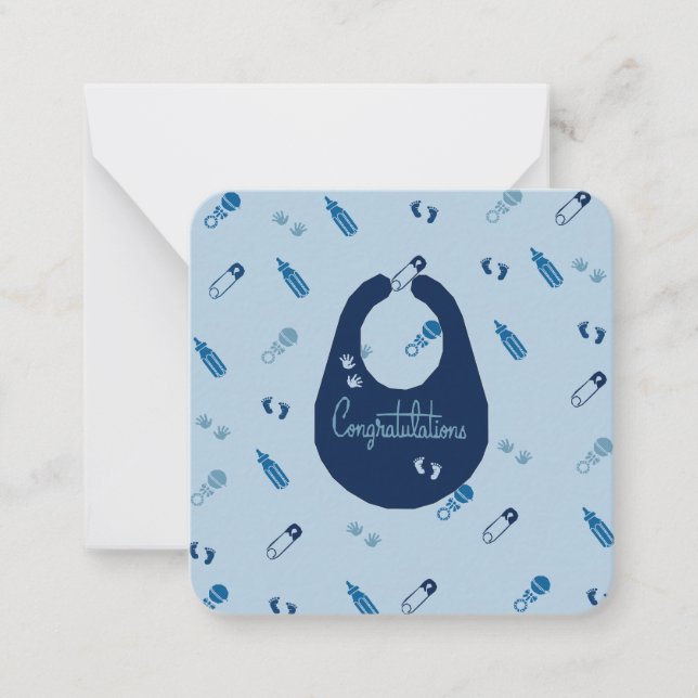 New parents Note Card: Card (Front)