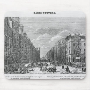 New Paris, view of a part of Rivoli street Mouse Mat