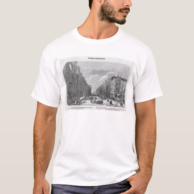 New Paris, view of a part of Rivoli street T-Shirt (Front)