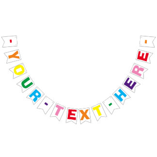 NEW! Party Banner Bunting - 16 Flags and String