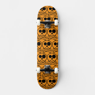 NEW - Pastel Cartoon Skull Skateboard