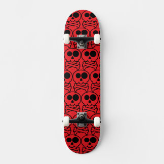 NEW - Pastel Cartoon Skull Skateboard