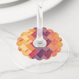 New Pattern Creation 4 Wine Glass Tag
