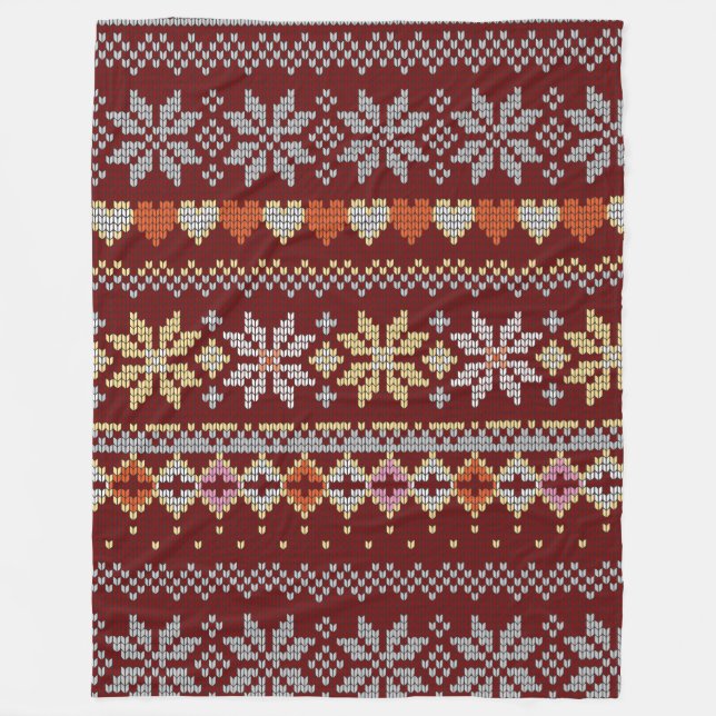 New Pattern Creation Fleece Blanket (Front)