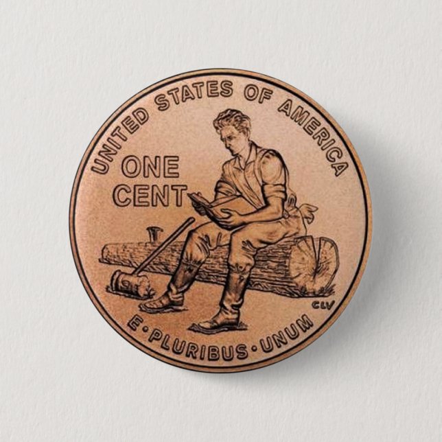 New Penny 1 6 Cm Round Badge (Front)