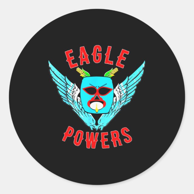 New Perfect Funny Gift For Fans Of Lucha Libre Wre Classic Round Sticker (Front)