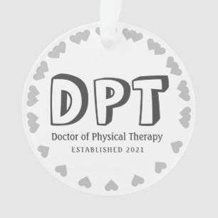New Personalise Doctor of Physical Therapy Ornament