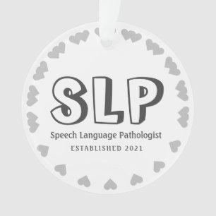 New Personalise Speech Language Pathologist Ornament