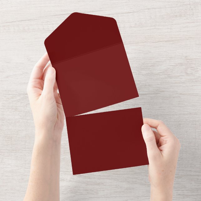 New personalise Text Logo All in One Wedding Invit Invitation (Tearaway)