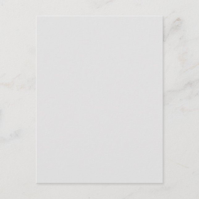 New personalise Text Logo Flat Holiday Card (Front)
