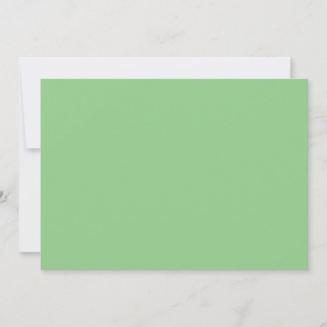 New personalise Text Logo Flat Invitation (Front)