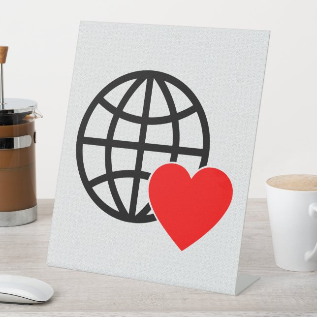 New personalise Text Logo Pedestal Sign (In SItu)