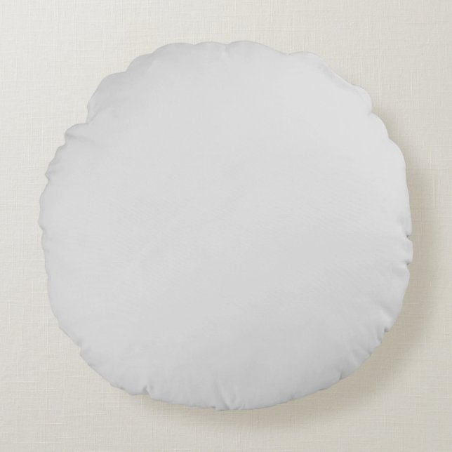New personalise Text Logo Round Pillow (Front)