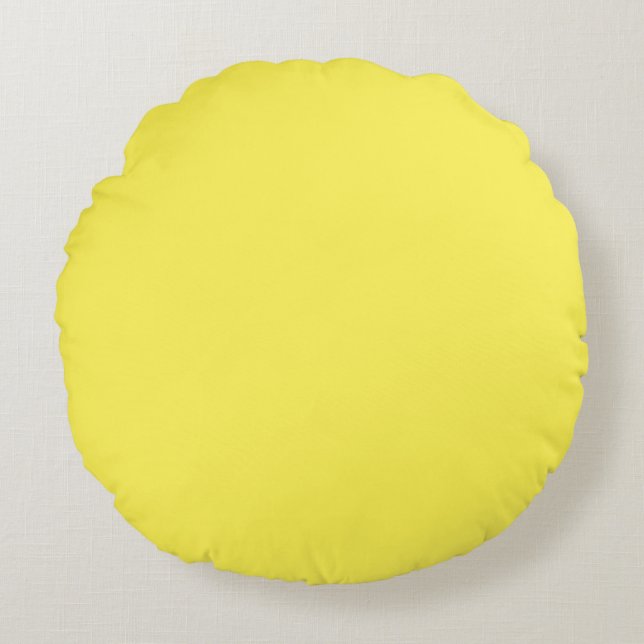 New personalise Text Logo Round Pillow (Front)