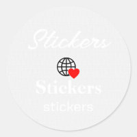 New personalise Text Logo Stickers