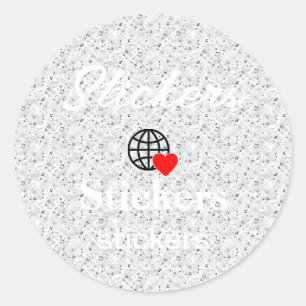 New personalise Text Logo Stickers