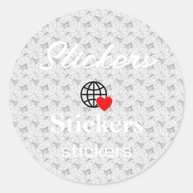 New personalise Text Logo Stickers (Front)