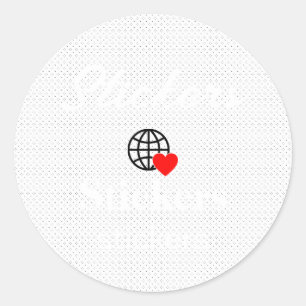 New personalise Text Logo Stickers