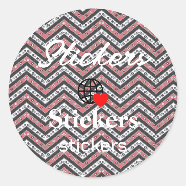 New personalise Text Logo Stickers (Front)