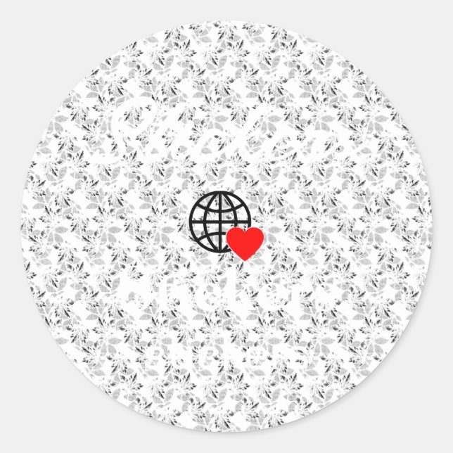 New personalise Text Logo Stickers (Front)