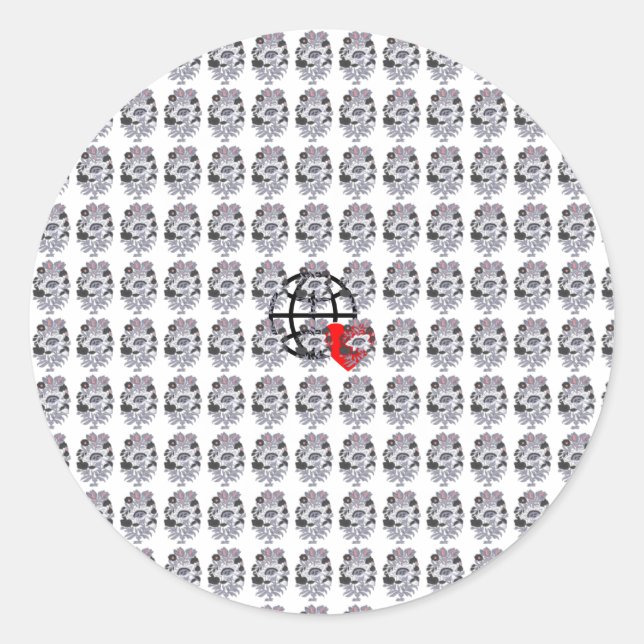 New personalise Text Logo Stickers (Front)