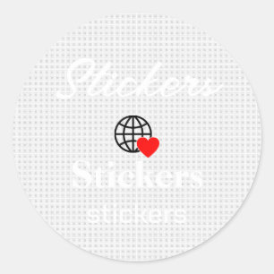 New personalise Text Logo Stickers