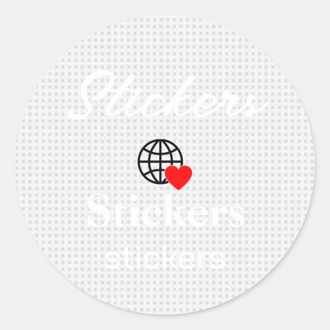 New personalise Text Logo Stickers (Front)