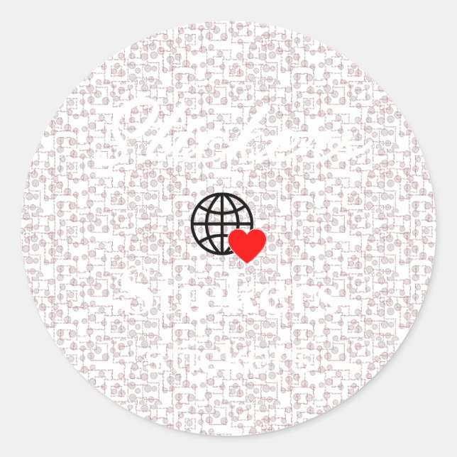 New personalise Text Logo Stickers (Front)