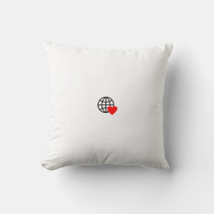 New personalise Text Logo Throw Pillow