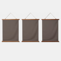 New personalise Text Logo Wood Topped Wall Tapestr