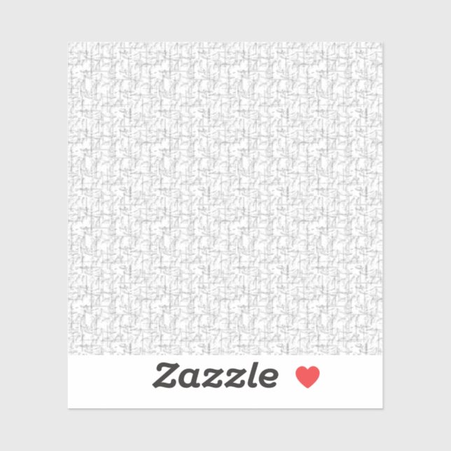 New personalise TextLogo Custom-Cut Vinyl Sticker (Sheet)