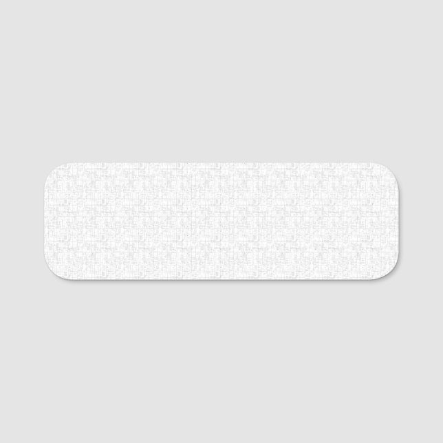New personalise TextLogo Name Tags (Front)