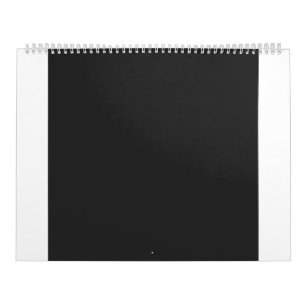 New Personalised a black and white photo of a cloc Calendar