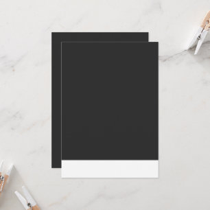 New Personalised a black and white photo of a cloc Invitation