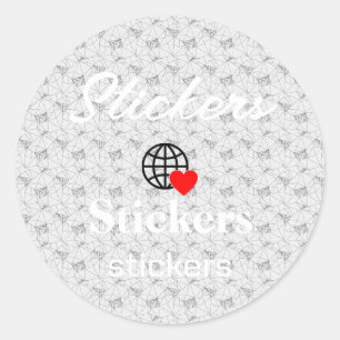 New personalize Text Logo Stickers