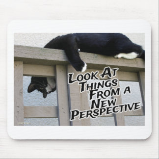 New Perspective Encouragement Cat Photo  Mouse Mat