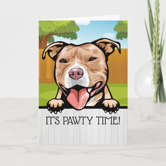 NEW PET Party Time Card (Front)